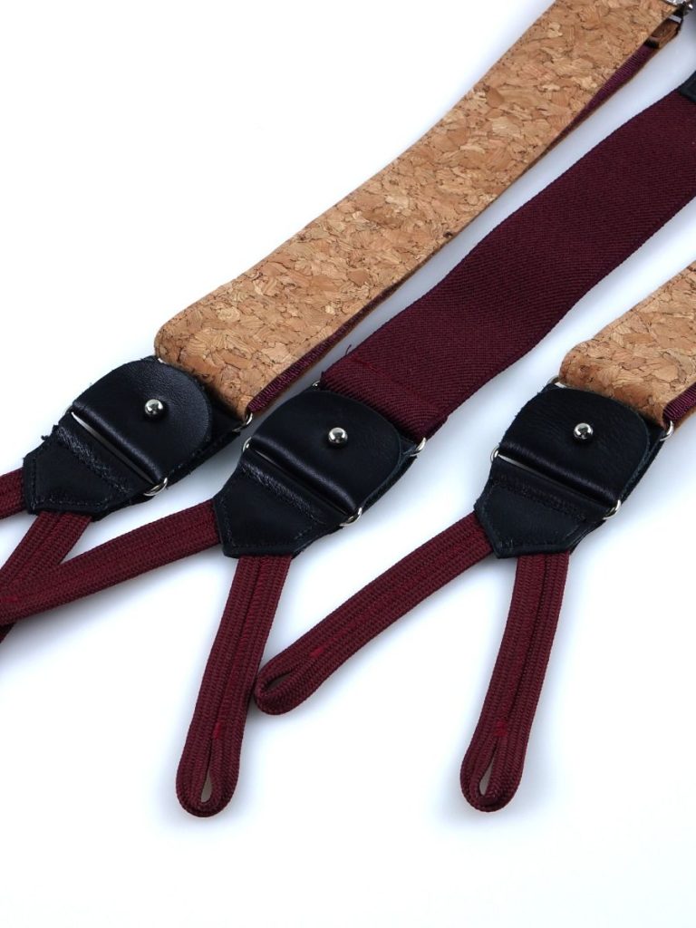 natural cork suspenders