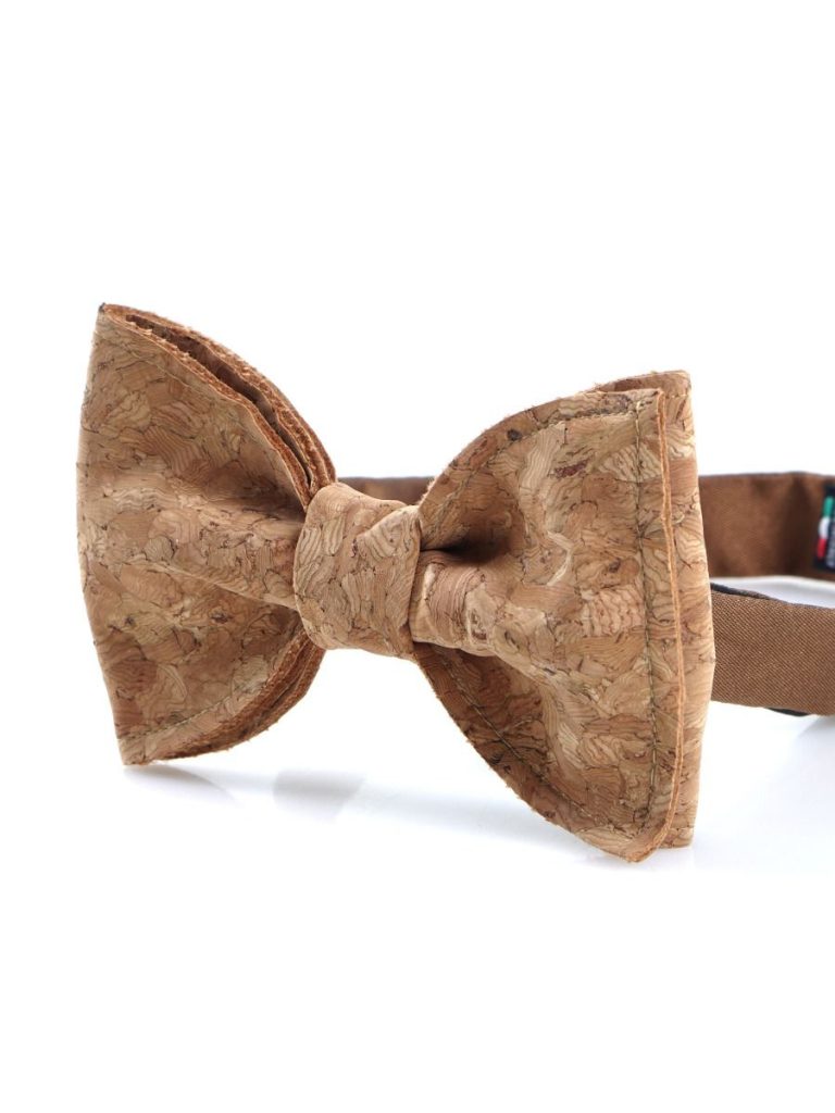 natural cork bow tie