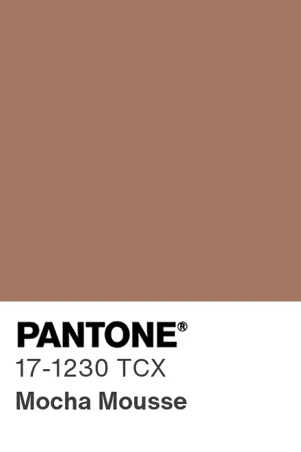 Mocha Mousse Pantone 17-1230